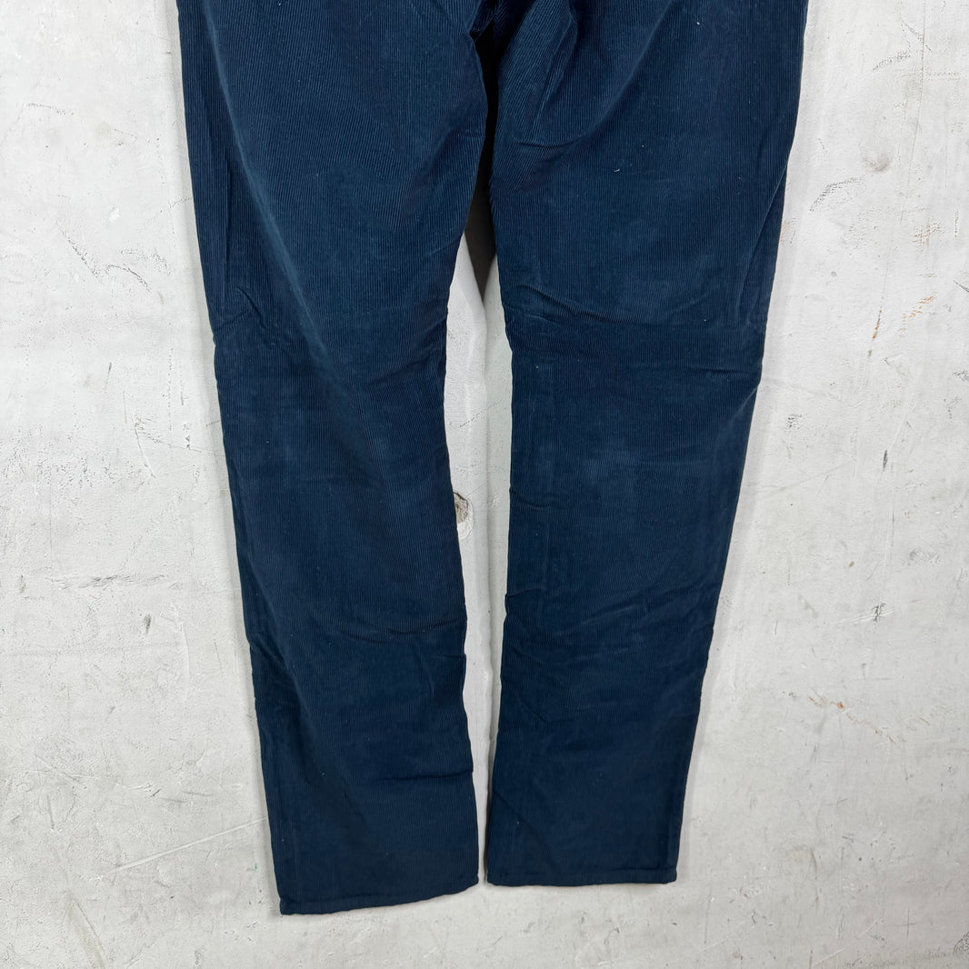 Prada Navy Corduroy Pants