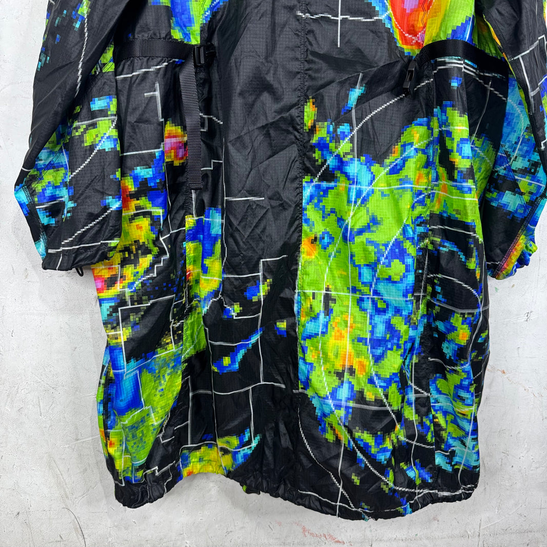 Prada Nylon Radar Long Parka Jacket