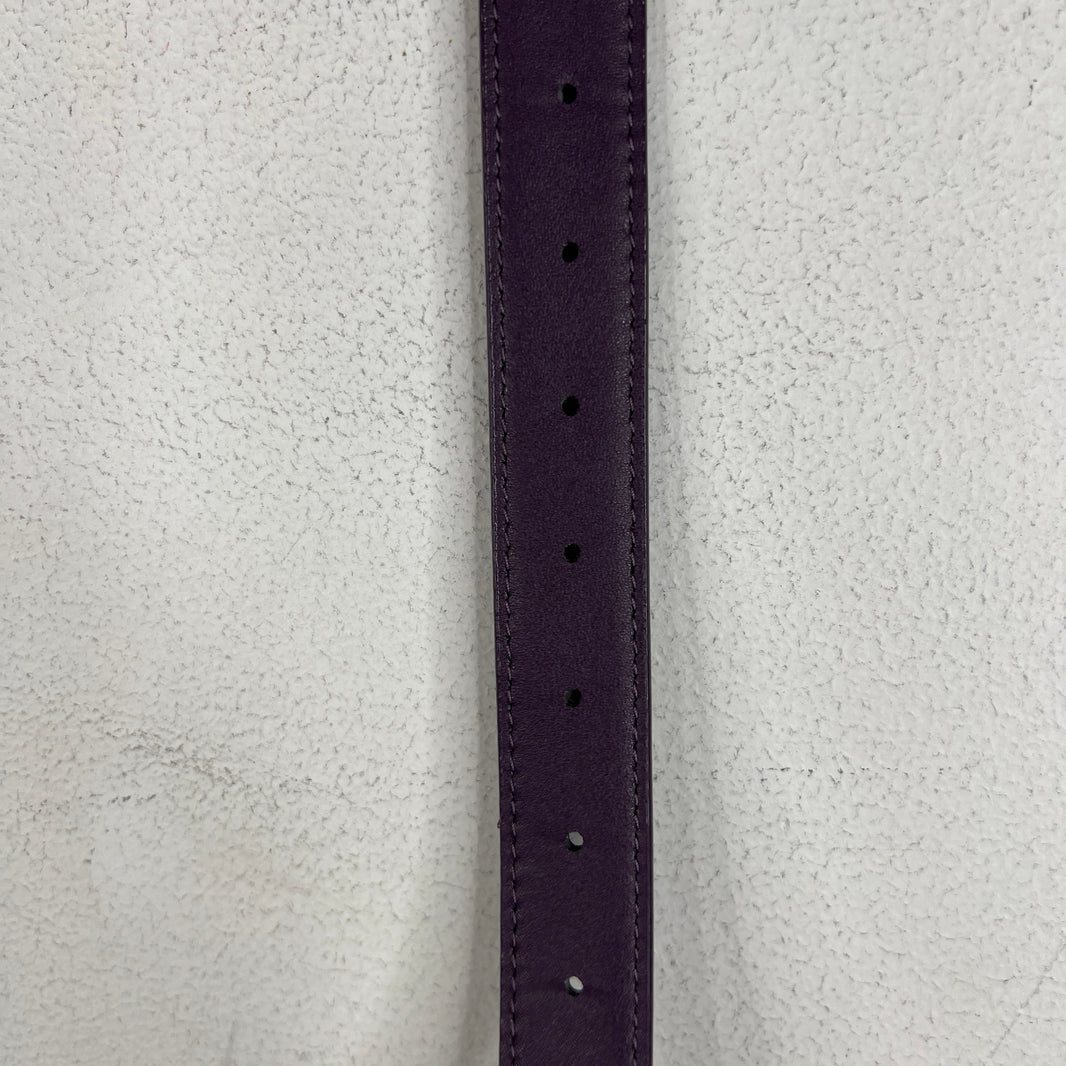 Telfar Logo Purple Belt