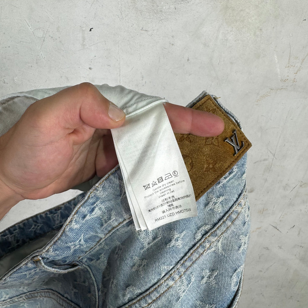 Louis Vuitton Monogram Grafitti Jeans