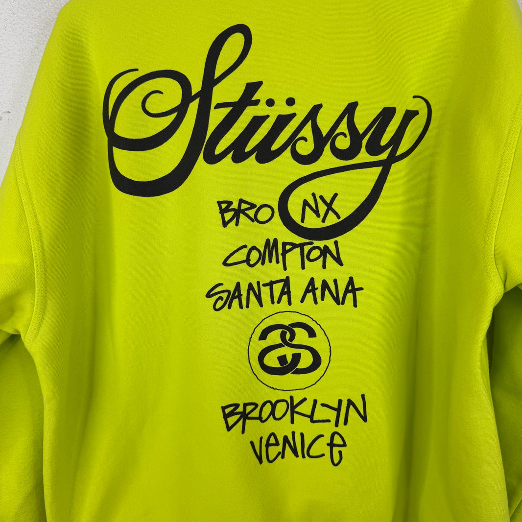Stussy DSM Neon Green Crewneck