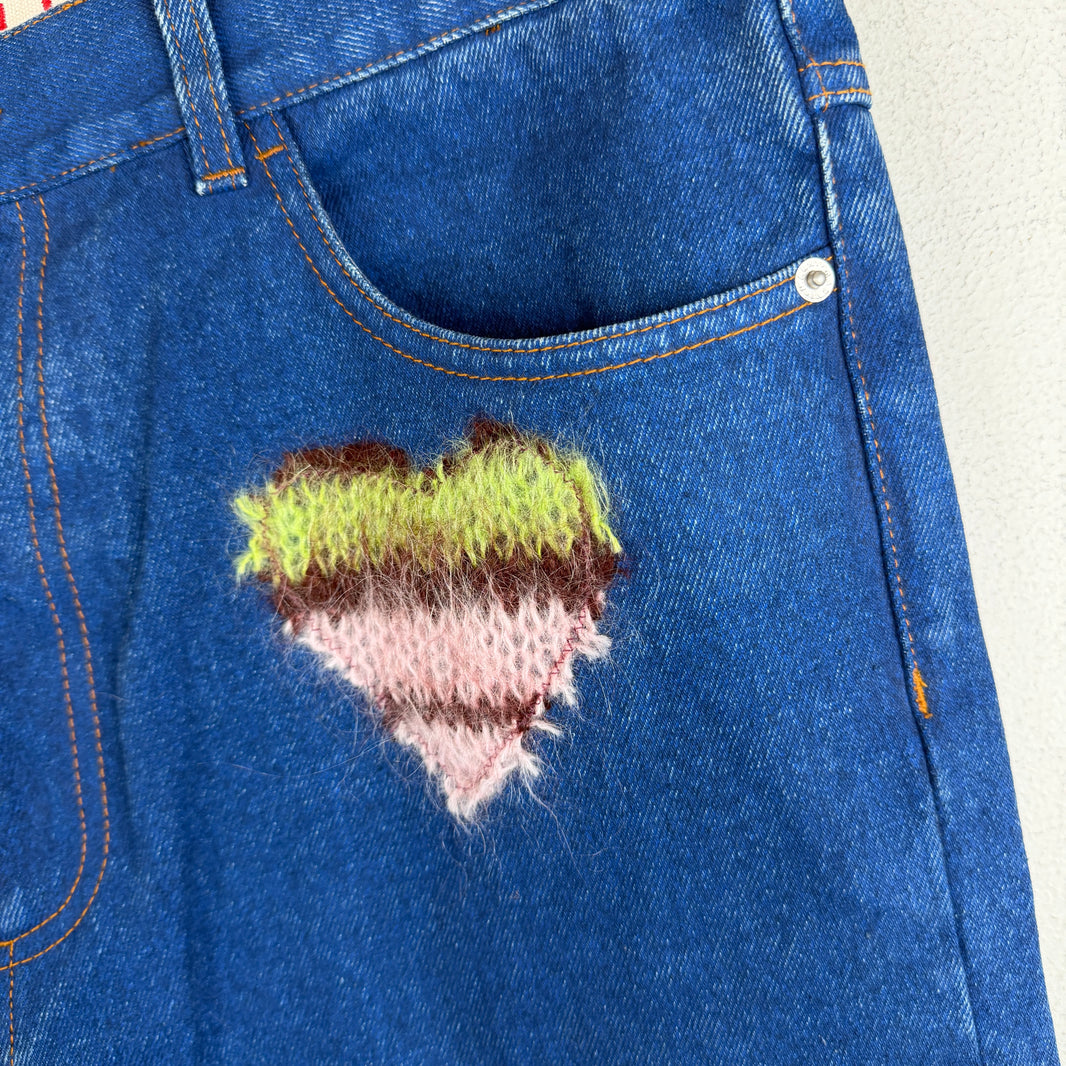 Marni Mohair Patch Jeans