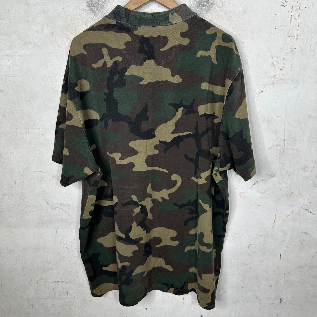 Supreme Faded Camo Polo Shirt