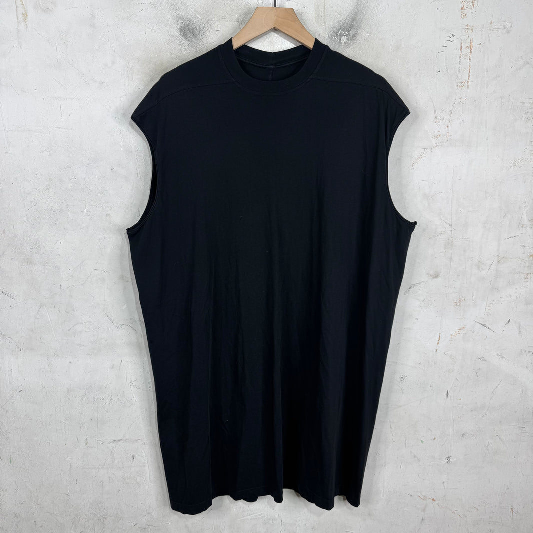 Rick Owens Black Long Tank Top