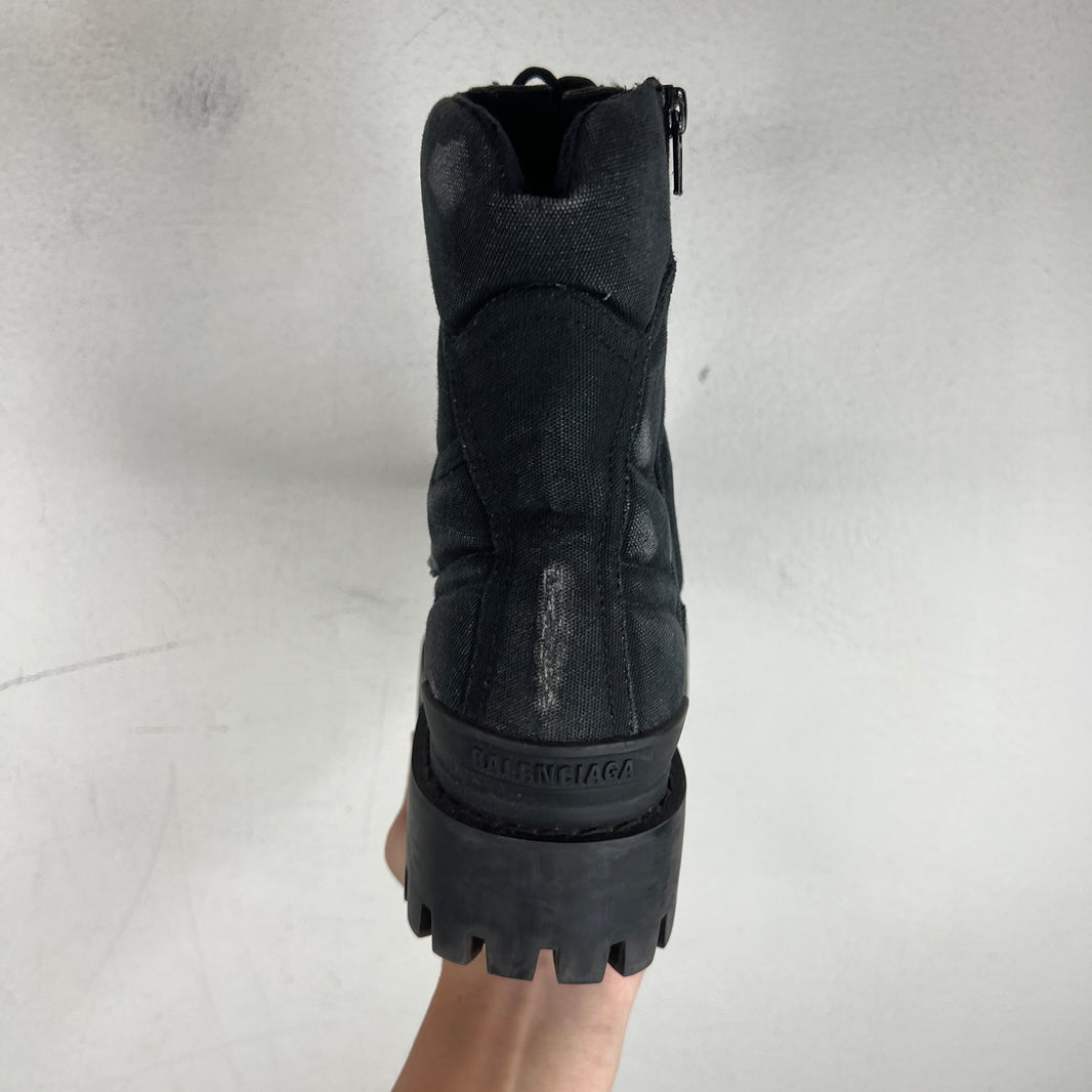 Balenciaga Canvas Strike Boots