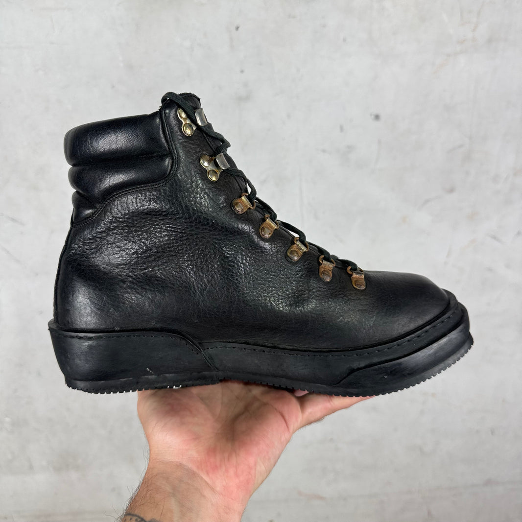 Guidi Black Leather Hiking Boots
