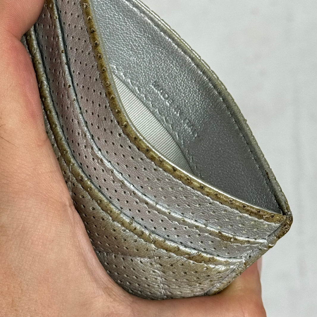 Chanel Perforated Leather Cardholder Wallet