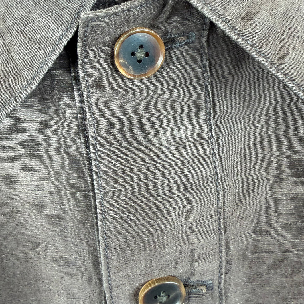 Aura Lee Linen Polo Pocket Shirt