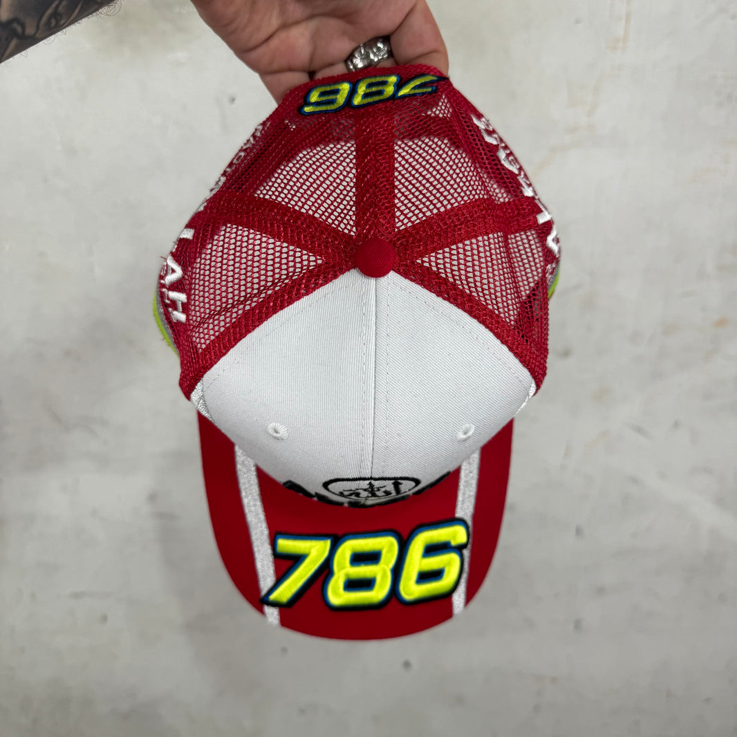 786 Racing Trucker Hat (Red)