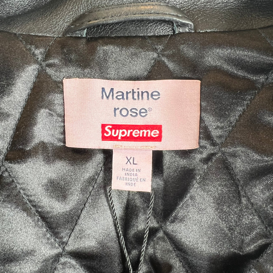 Supreme Martine Rose Leather Racing Jacket