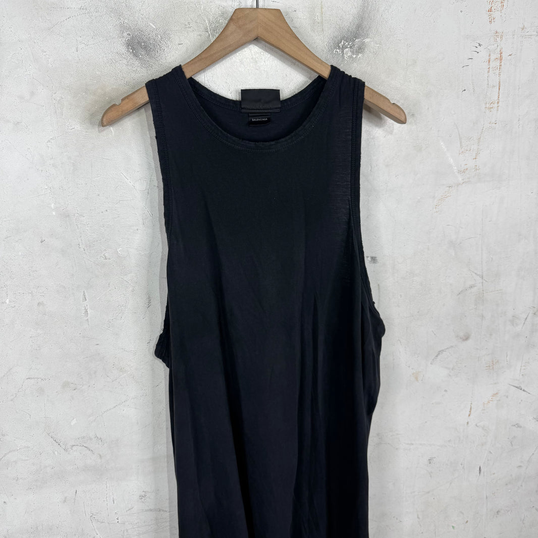 Balenciaga Distressed Long Sleeveless Shirt