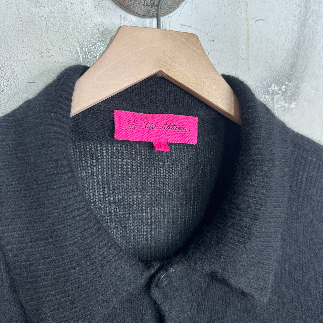 Elder Statesman Cashmere Buttoned S/S Shirt