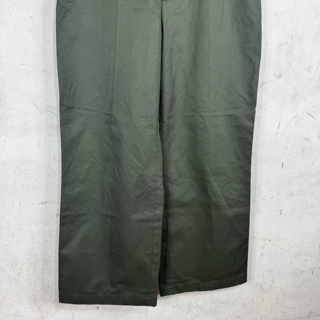 Acne Studios Olive Canvas Work Pants