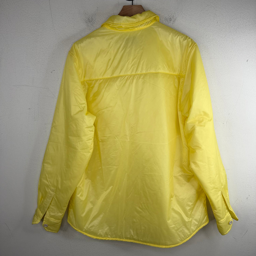 Stussy Yellow Padded Nylon Button Up Chore Jacket
