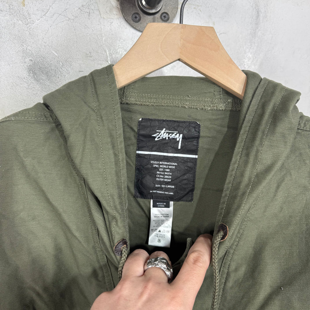 Stussy Olive Military Smock