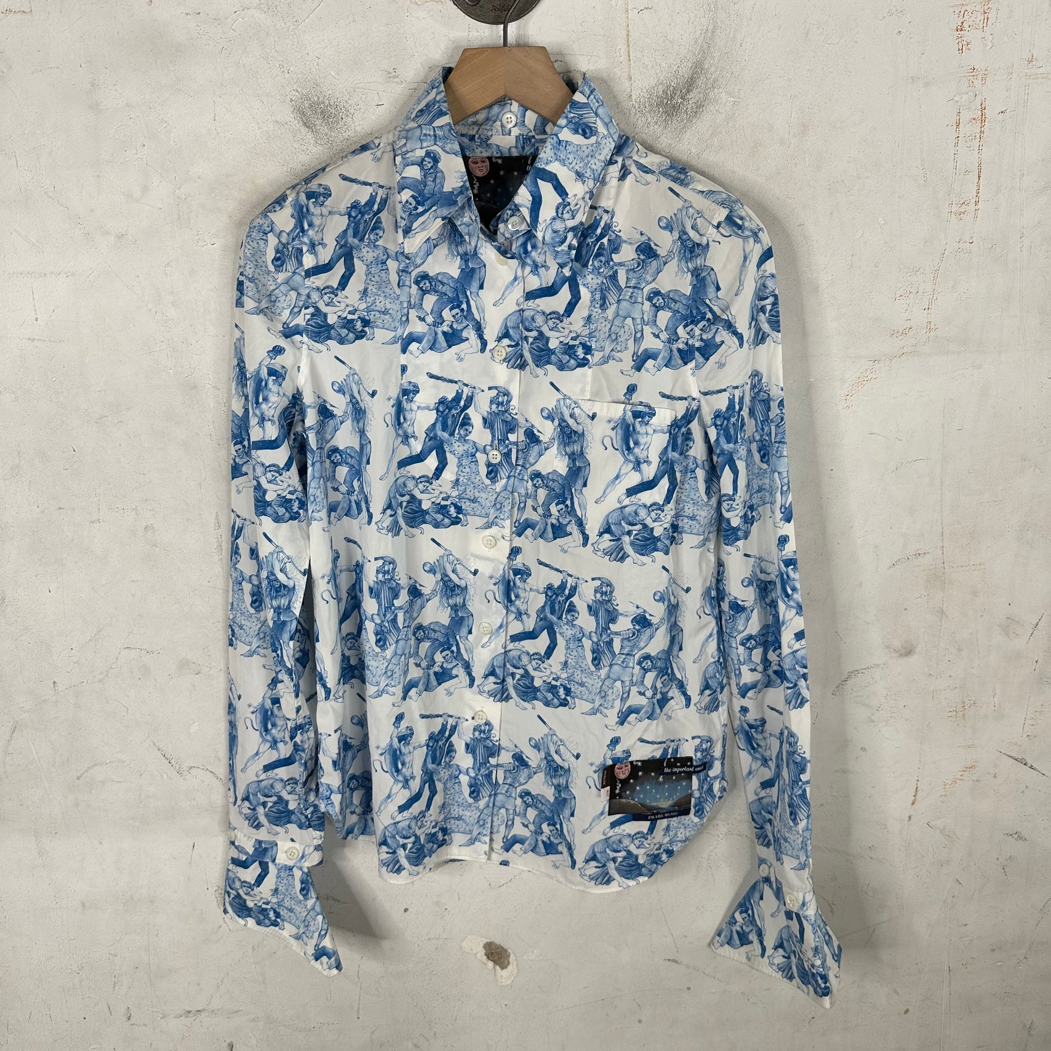 PRADA Important Ones Paneled Shirt