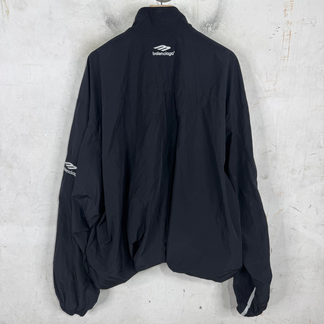 Balenciaga Cinched 3B Paneled Track Jacket
