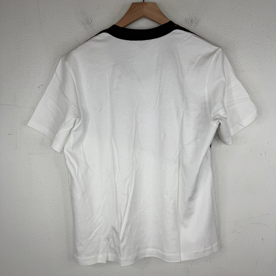 Louis Vuitton Orange Checkered  Logo T-Shirt