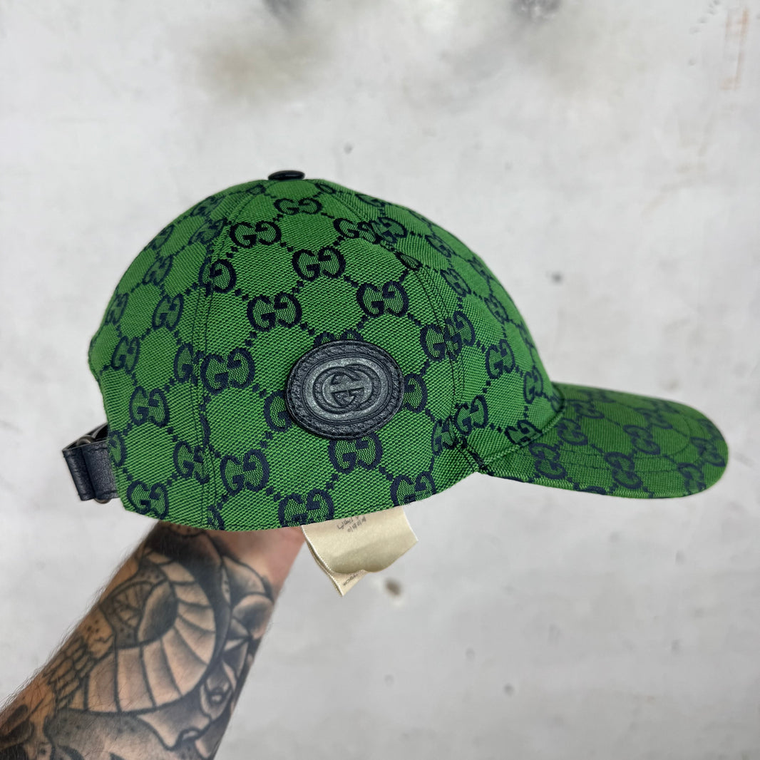 Gucci Green Monogram Hat