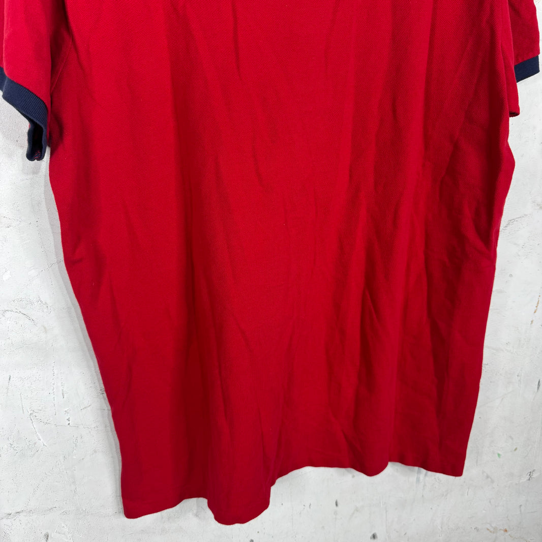 Ralph Lauren Red/Navy Big Pony #3 Polo