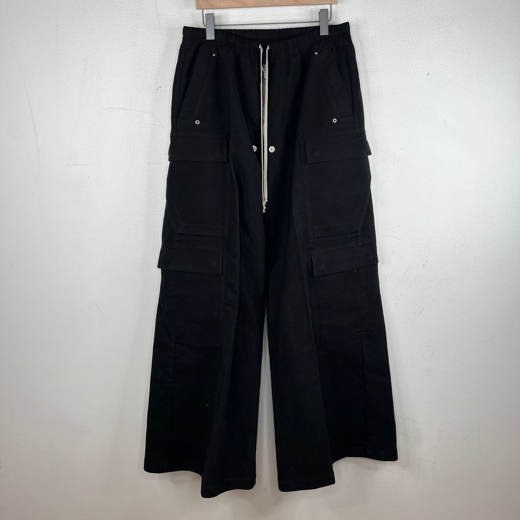 Rick Owens Twill Jumbo Cargo Bela Pants