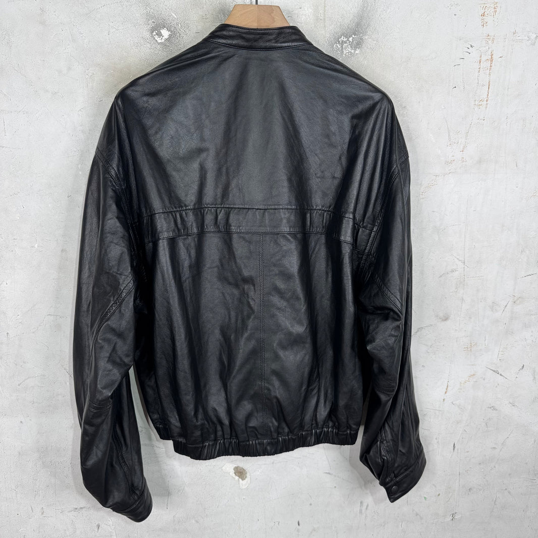 Lemaire Leather Golf Jacket