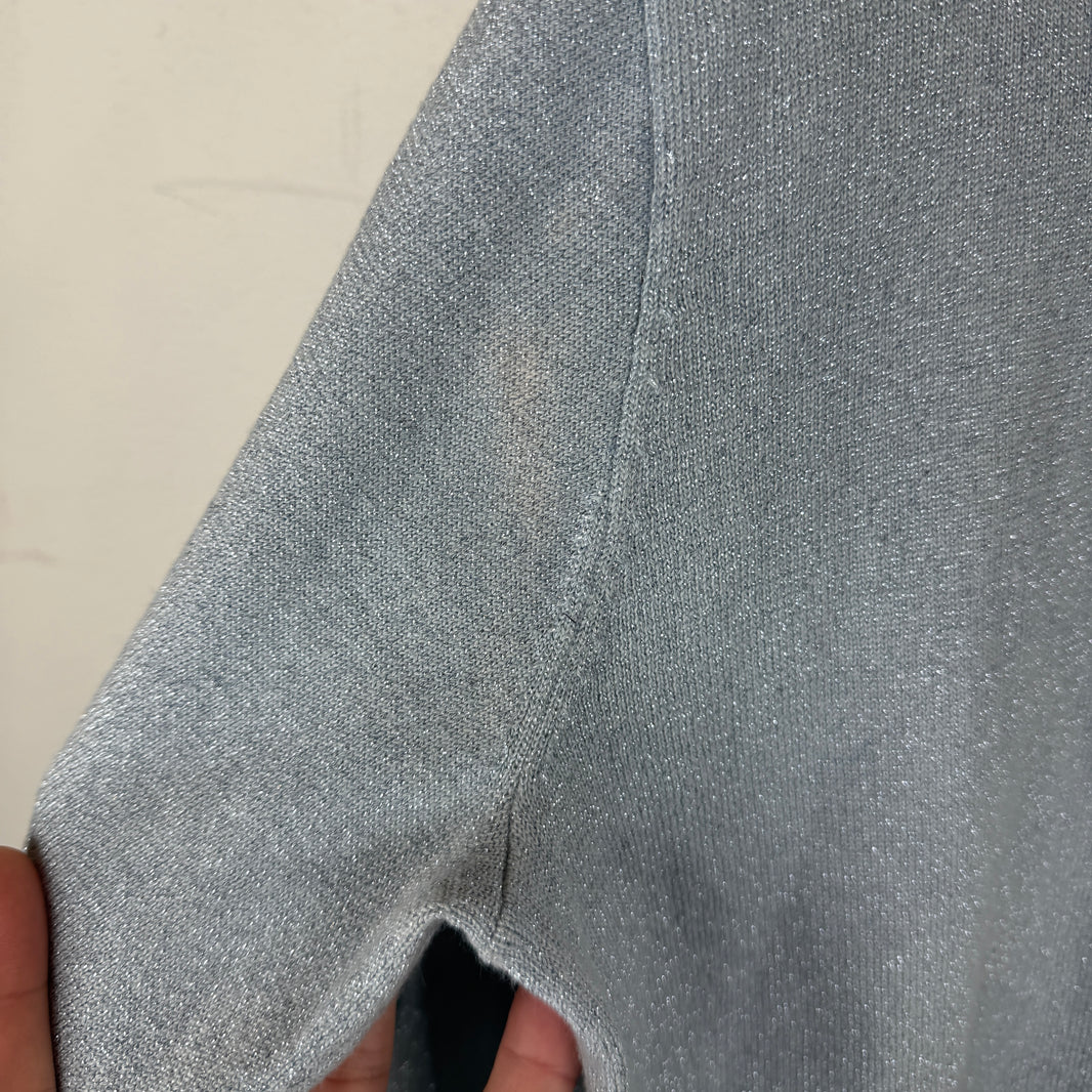 Supreme Light Blue Glitter Knit Sweater