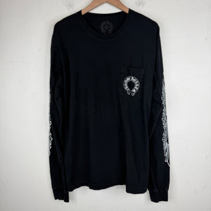 Chrome Hearts Horseshoe Floral L/S T-Shirt