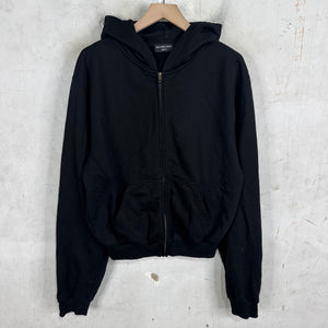 Balenciaga Tab Logo Zip Hoodie