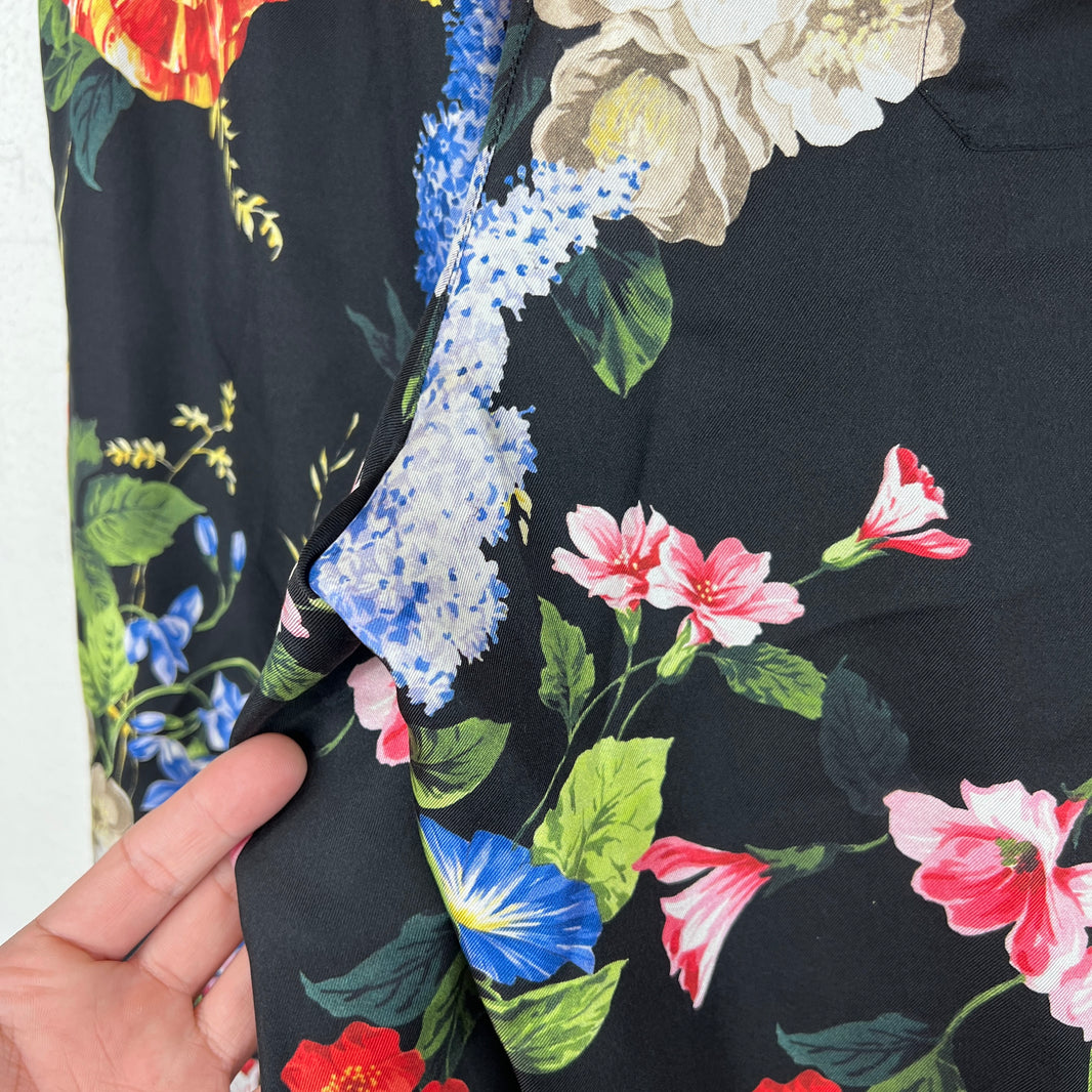 Dolce & Gabbana Floral Silk Shorts