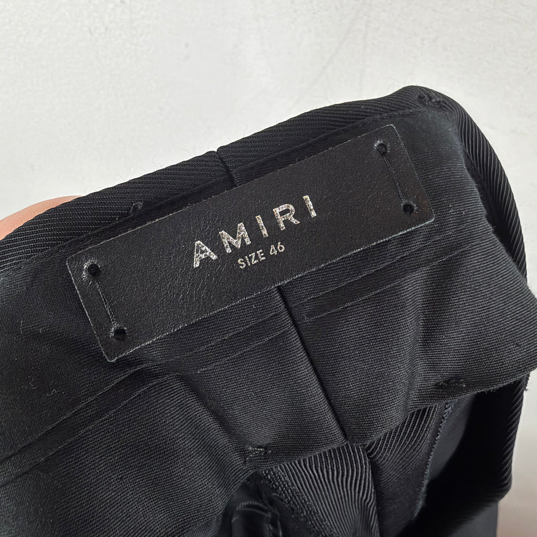 Amiri Flared Button Twill Trousers