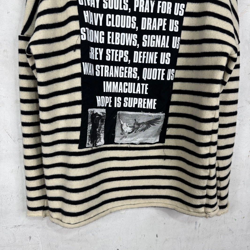 Raf Simons Redux Poem Wool Sweater
