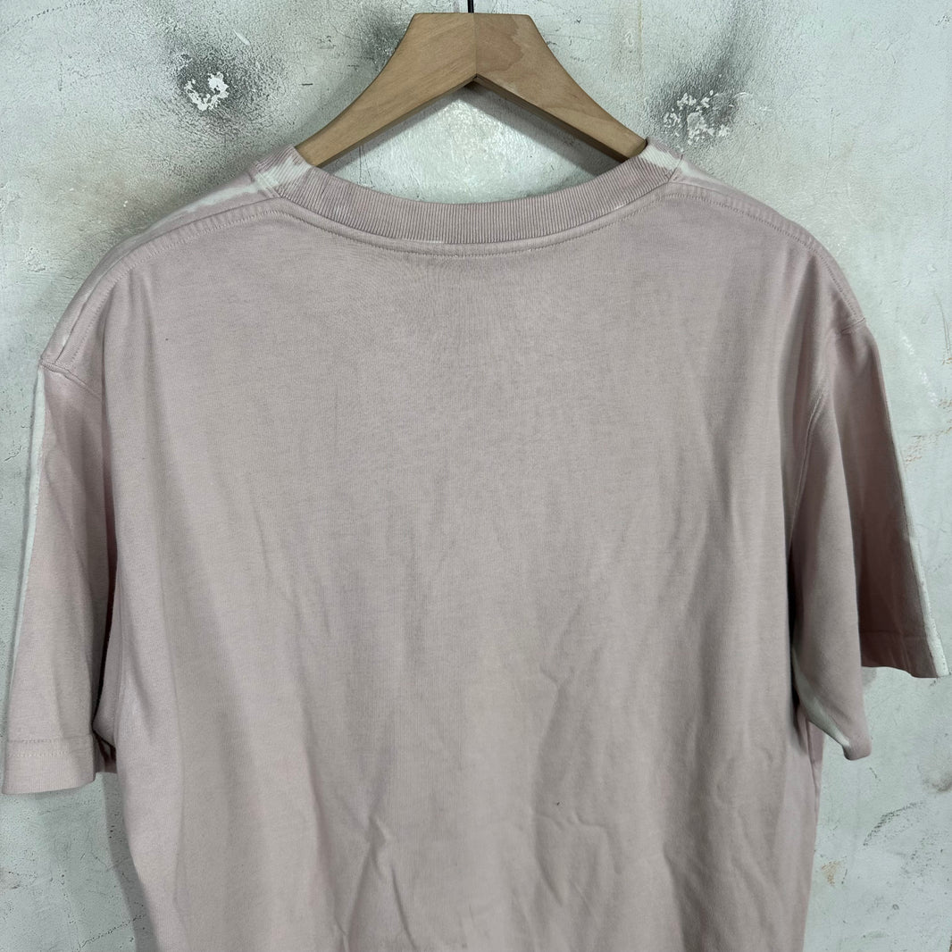 Dior Pink Shawn Stussy Logo T-Shirt
