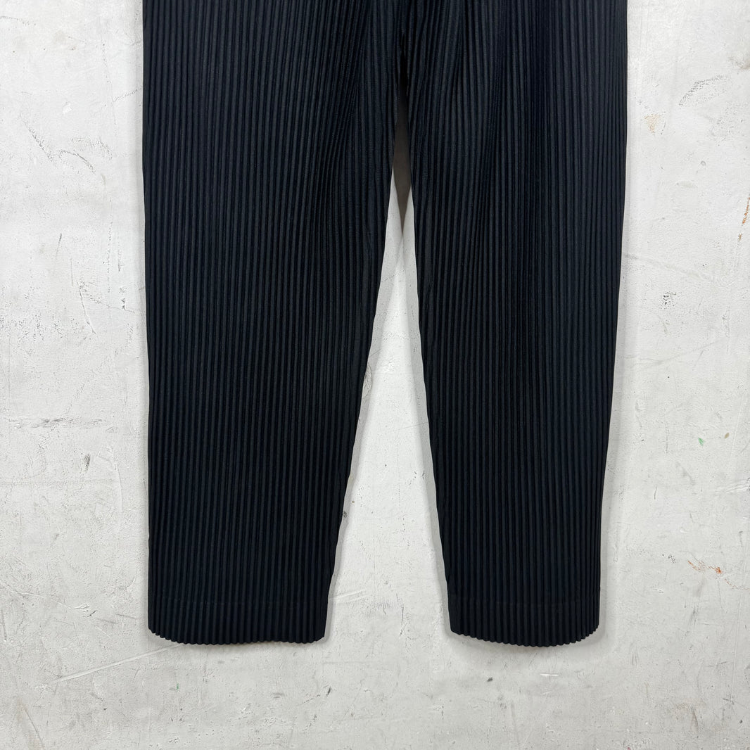 Issey Miyake Slim Straight Pleates Pants