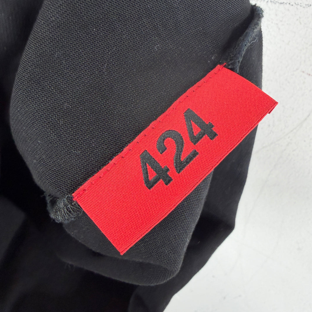 424 Academy Crest Black Beanie