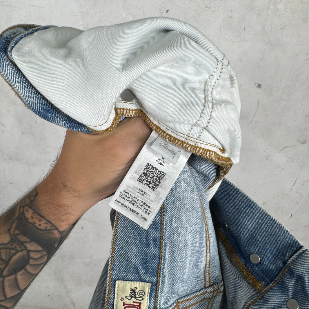 Stussy Light Wash Big Ol Jeans