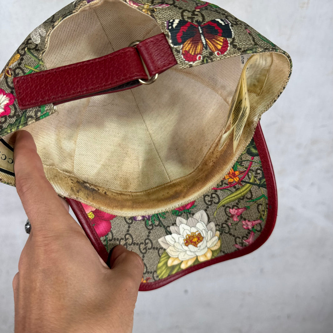Gucci Floral Monogram Hat