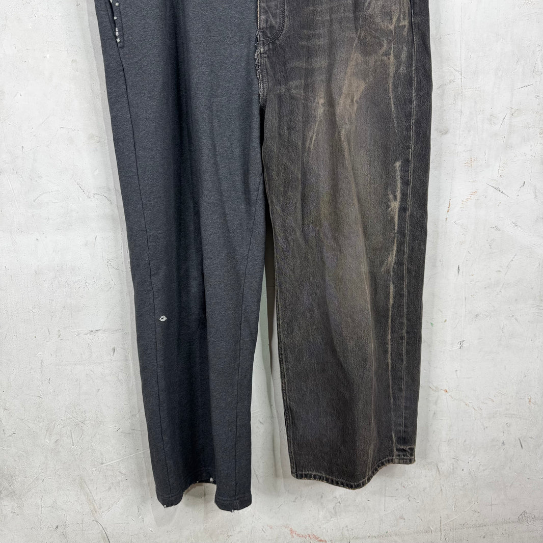 Balenciaga 50/50 Hybrid Baggy Pants