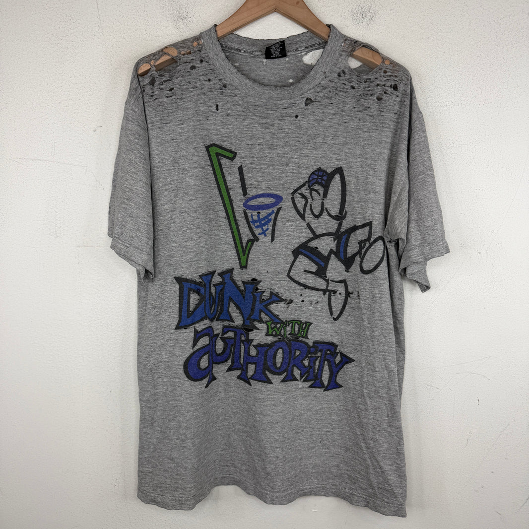 Vintage Smoked Grey Above The Rim T-Shirt