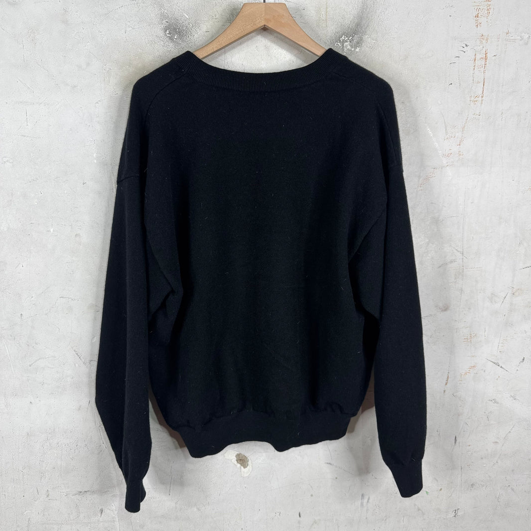 Balenciaga Wool BB V Cut Sweater