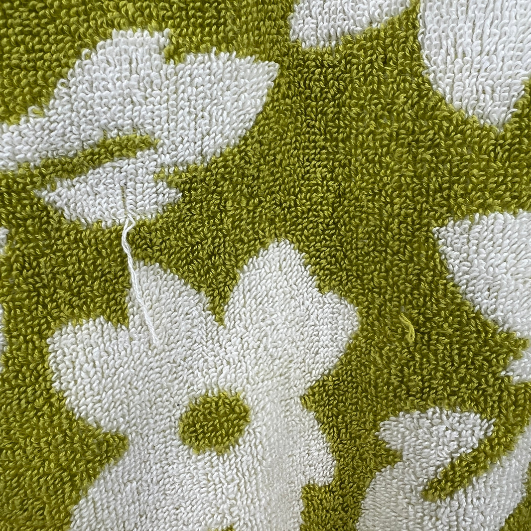 Prada Floral Green Terry Cloth Hoodie