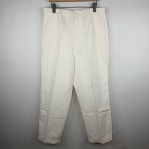 Zegna White Baggy Trousers