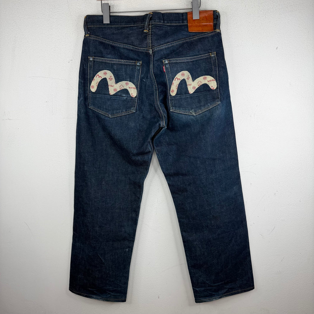 Evisu Indigo Back Pocket Jeans
