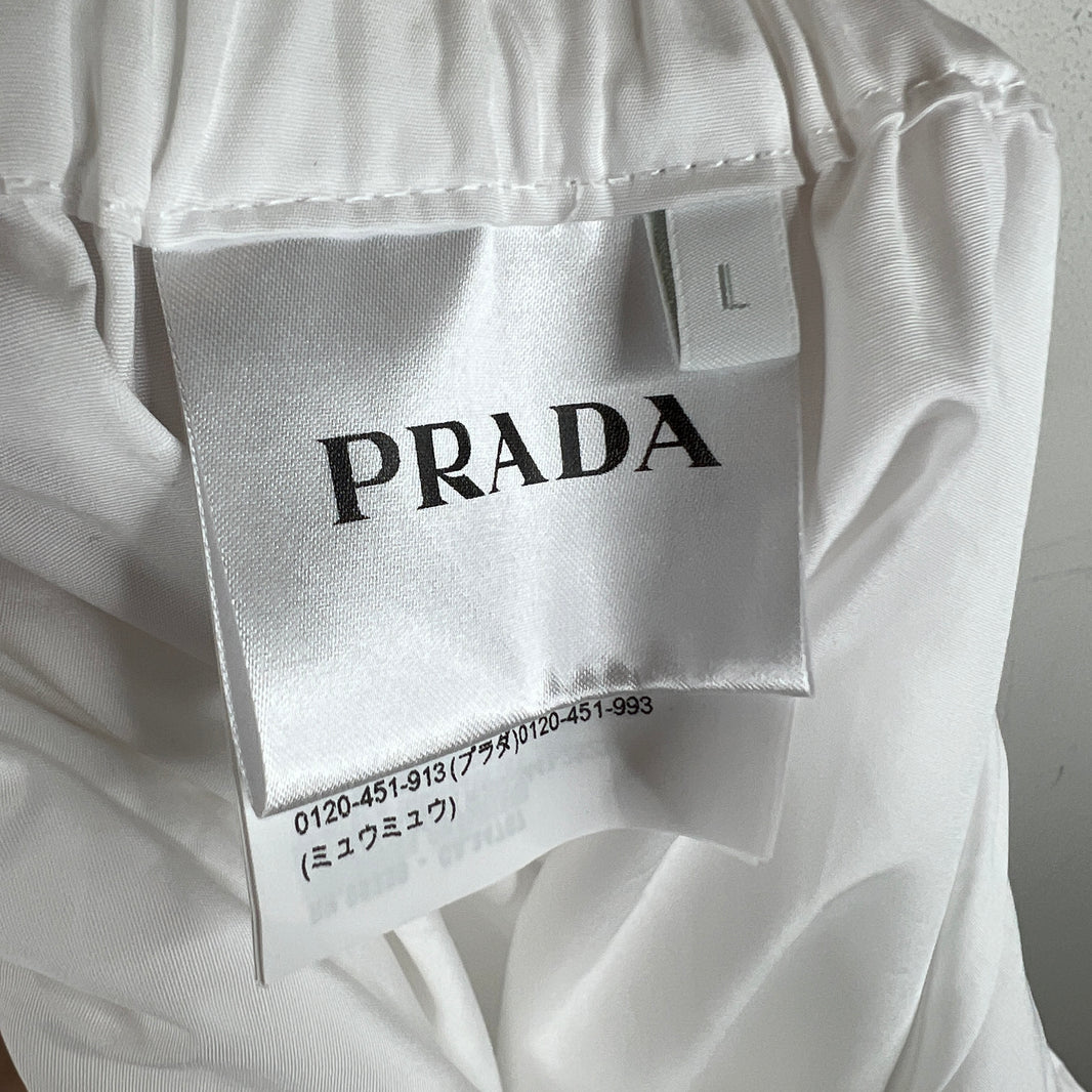 Prada White Invite Pajama Set