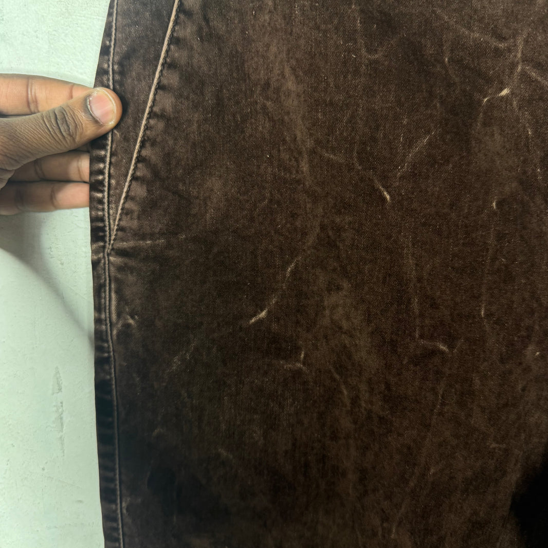 Loewe Flared Velvet Trousers