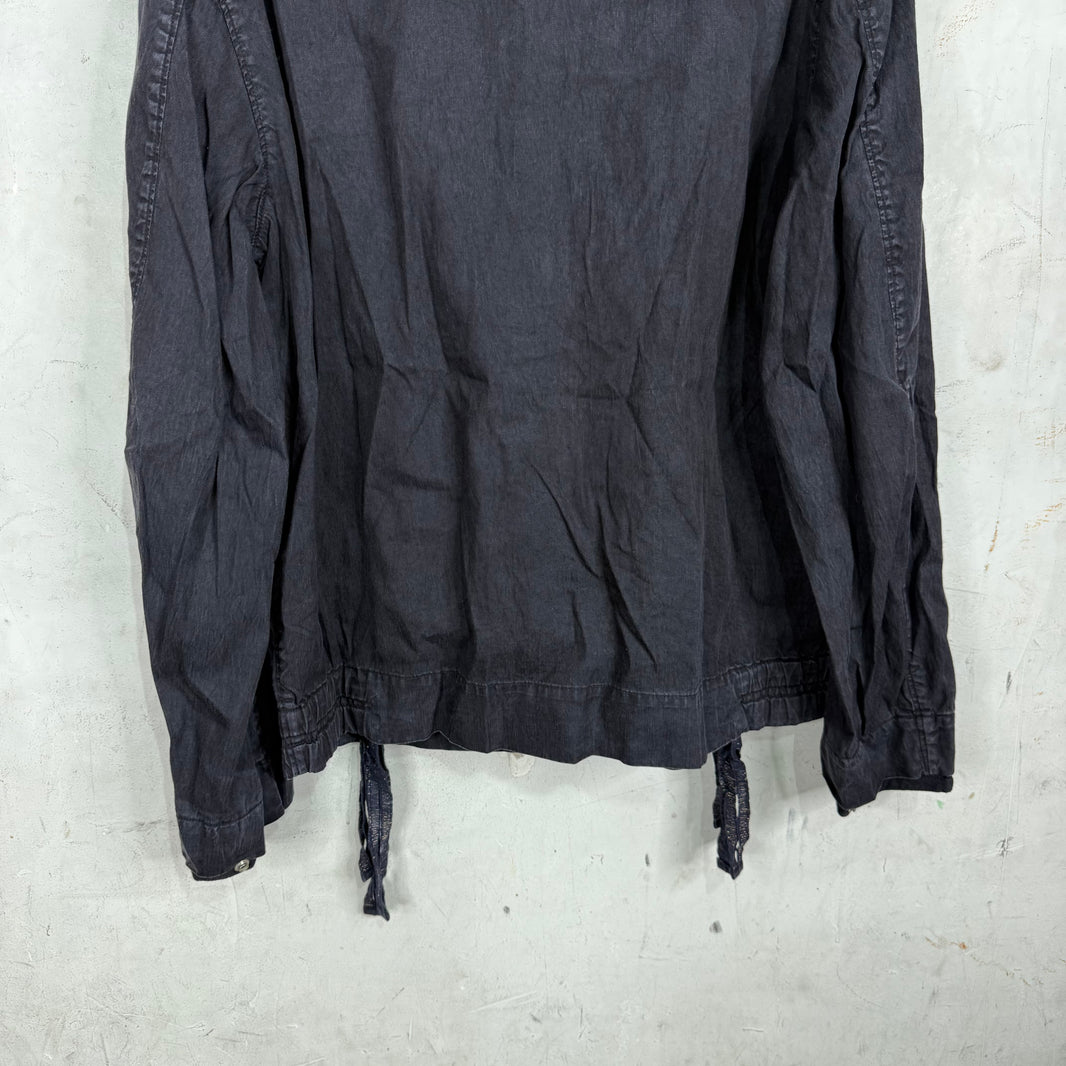 Stone Island 90's Ribbed Collar Canvas Jacket