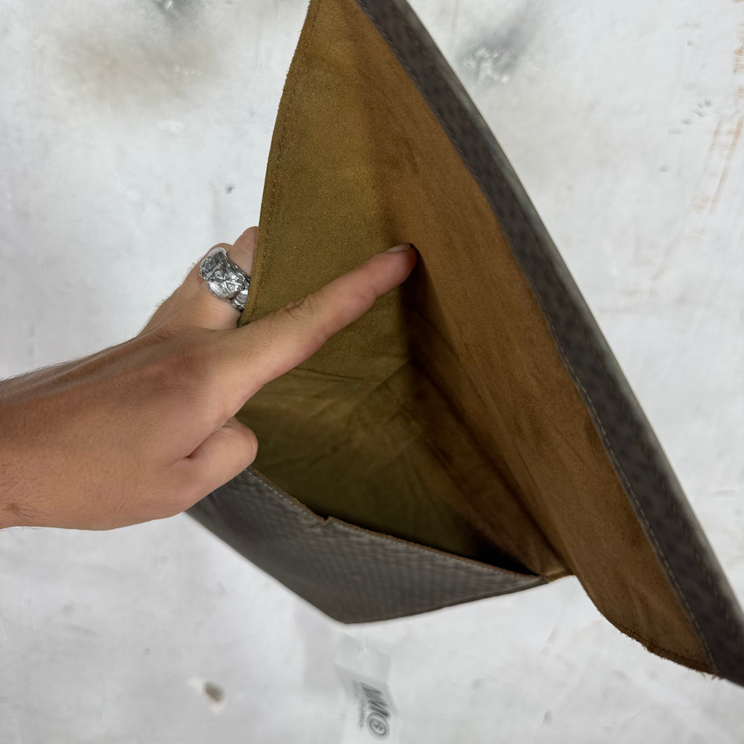 Margiela Brown Lenticular Elastic Pouch
