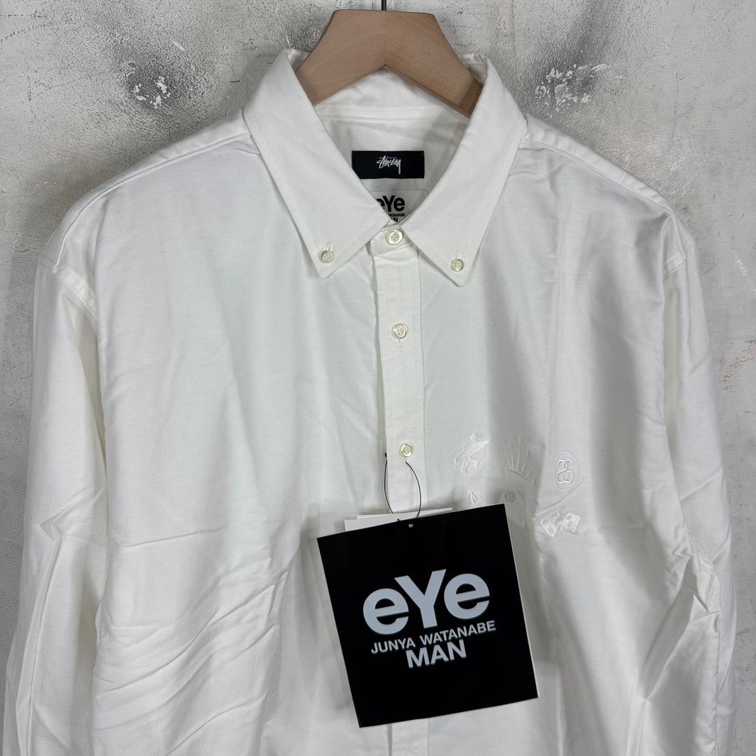 Stussy x Junya White Logos Buttoned Shirt