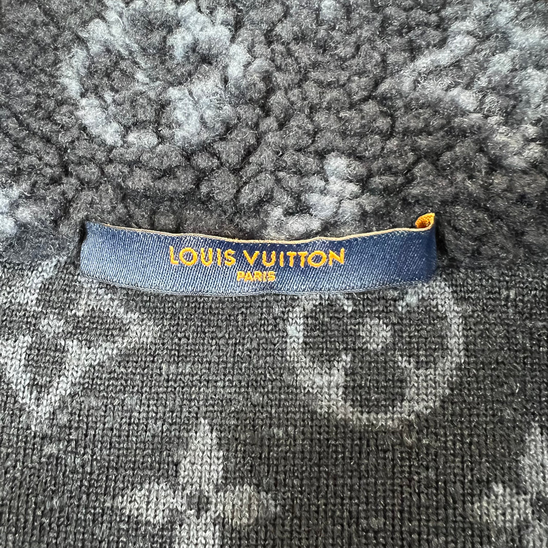 Louis Vuitton Monogram Fleece Zip Jacket