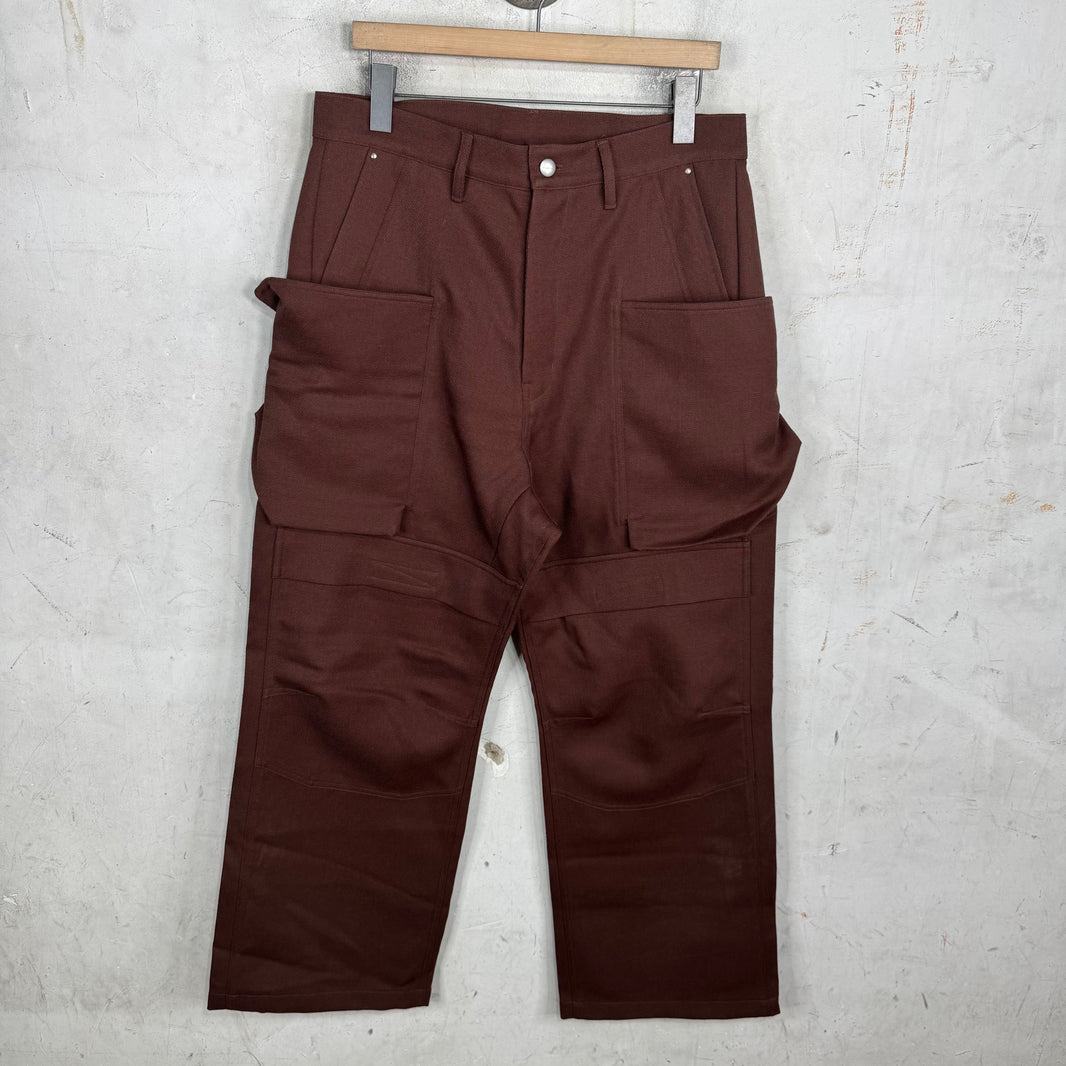 Rick Owens Porterville Throat Wool Stefon Cargos